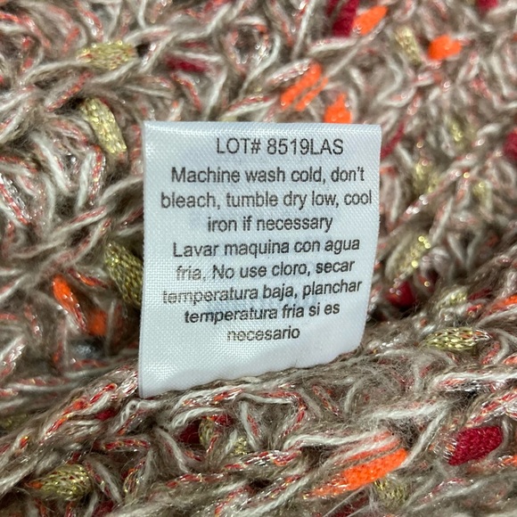 NWT Laura Ashley Long sleeved mock neck sweater. Multi colored. Size Medium. - Picture 15 of 16